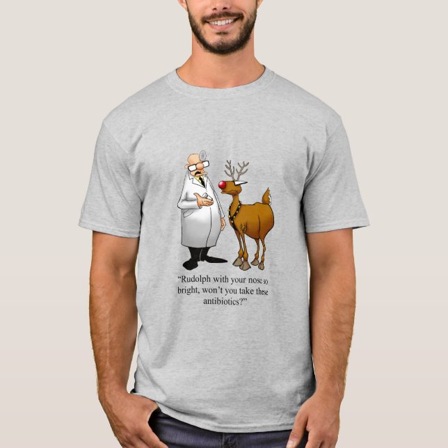 Engraçado Camiseta de humor de Natal (Frente)