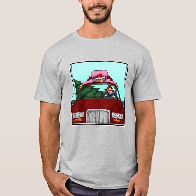 Engraçado Camiseta de humor de Natal (Frente)