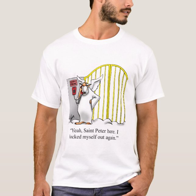 Engraçado Camiseta de Humor Pesado (Frente)