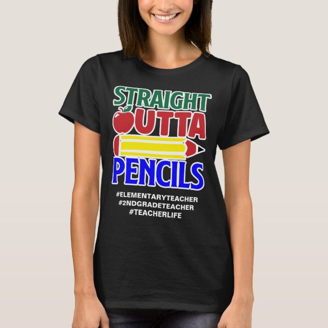 Engraçado Camiseta do Professor com Letreiro 'Dire (Frente)