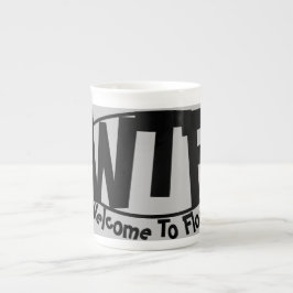 Engraçado caneca de porcelana "Bem-vindo à Flórida