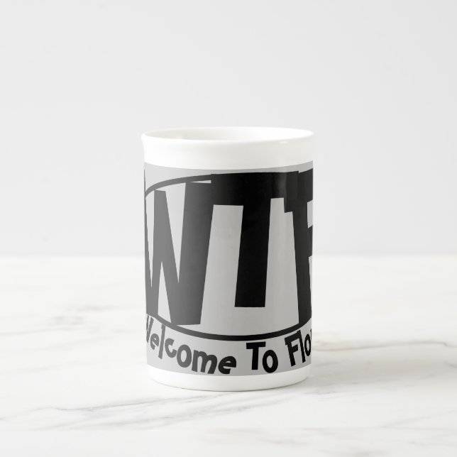 Engraçado caneca de porcelana "Bem-vindo à Flórida (Frente)