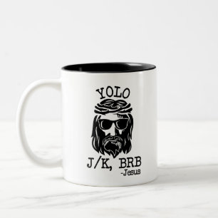 Engraçado caneca Jesus