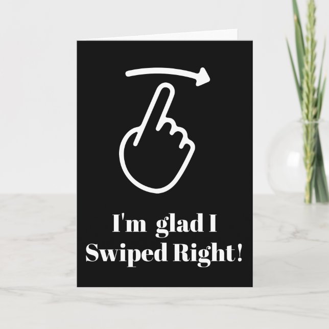 Engraçado Cartão de Dia dos Namorados Estou feliz  (Frente)