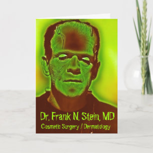 Engraçado Cartão de Halloween Feliz Halloween Gree