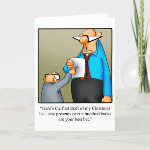 Engraçado Cartão de Saudação Humor de Natal