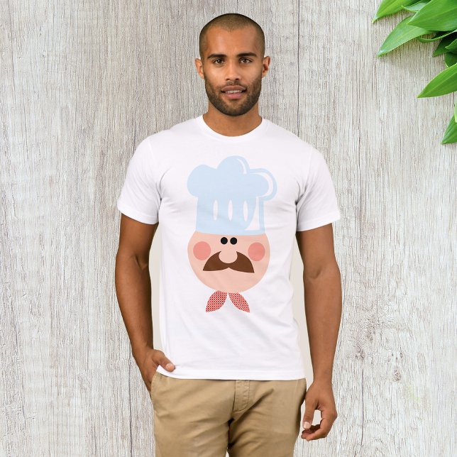 Engraçado Chef Mens T-Shirt (Criador carregado)