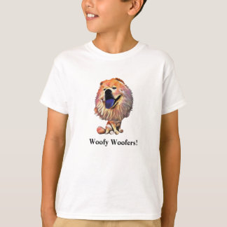 Engraçado Chow Dog Boys T-Shirt