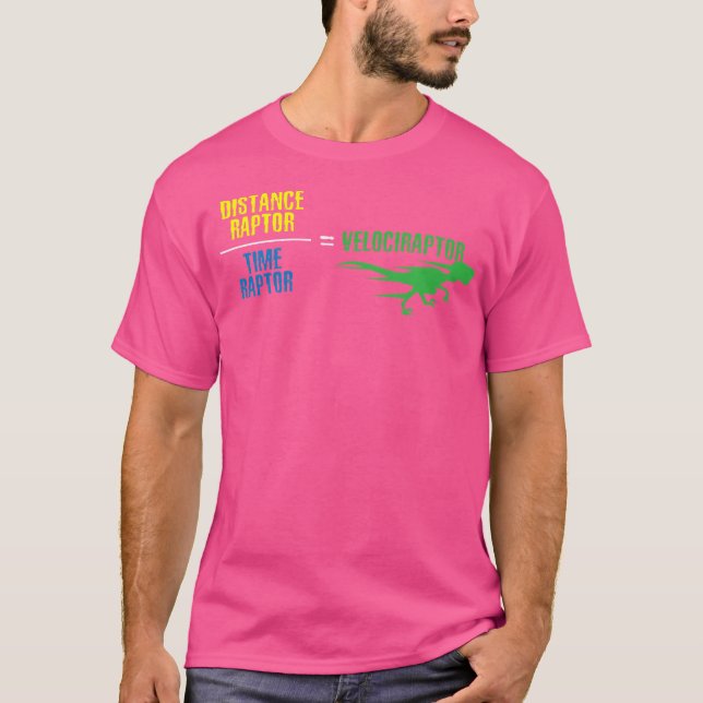 Engraçado Ciência Dinossauro Camisetas Tshirt Dist (Frente)