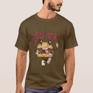 Engraçado Coma-Me Cheeseburger T-Shirt