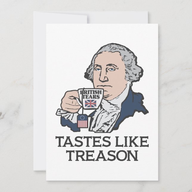 Engraçado convite de férias de 4 de julho (Frente)