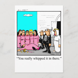 Engraçado Convite Humor ao Chá de panela