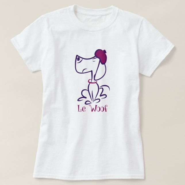 Engraçado Dachshund T-Shirt (Frente do Design)