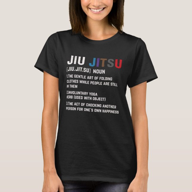 Engraçado Definição de Jiu Jitsu Pullover Hoodie (Frente)