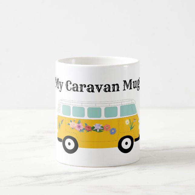 Engraçado dizer minha caravana acampando caneca de (Centro)