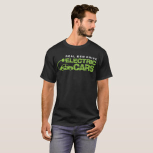 Engraçado Dizer T-Shirt Homens Reais Conduzem Auto