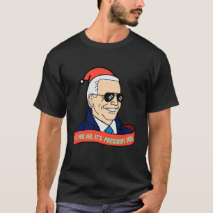 Engraçado! É a Camisa de Natal do Presidente Joe