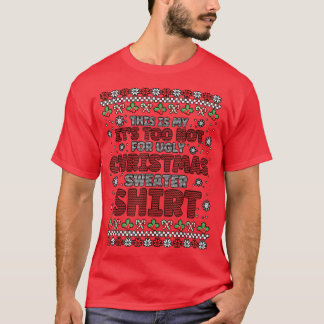 Engraçado É Muito Quente Para O Suéter De Natal Fe