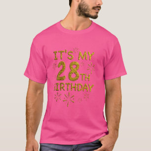 Engraçado É O Meu 28º aniversário Camisa 28 anos