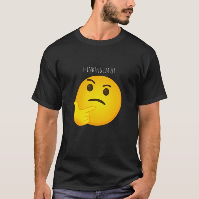 Engraçado emoji face T-Shirt (Frente)
