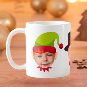 Engraçado Enfrentando a Caneca de Natal - Papais n