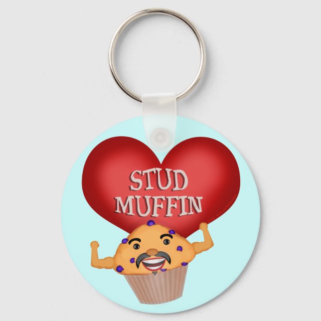 Engraçado Engraçado, Chaveiro de Muffin Men (Frente)