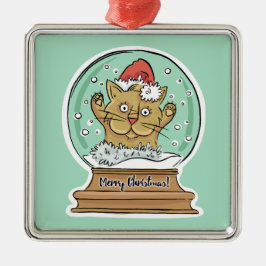 Engraçado Engraçado, Ornamento de Gato de Natal