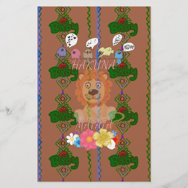 Engraçado Engraçado Rei Leão-Leão Hakuna Matata De (Frente)