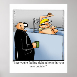 Engraçado escritório Humor Poster