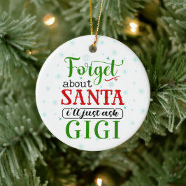 Engraçado Esquecer Papais noeis Gigi Enfeites de n