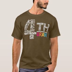 Engraçado Estudante De Camiseta Do 4º Ano Do Rap