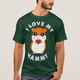 Engraçado Eu Amo Meu Presente De Camisa Hammy Ham