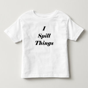 Engraçado eu derramo a camisa da criança T das