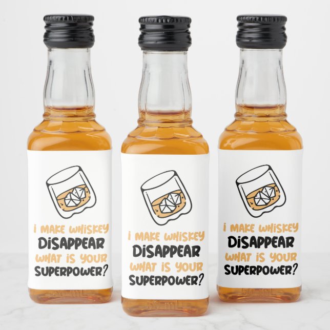 Engraçado Eu Fazer Whiskey Desaparecer (Garrafas)