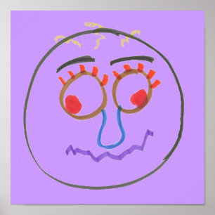 Engraçado Faces Poster