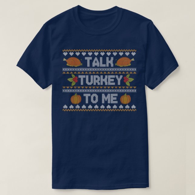 Engraçado Falar Com A Turquia Para Mim Um Suéter D (Frente do Design)