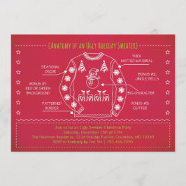 Engraçado Fodoroso Convite de Natal