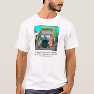 Engraçado Garbage Men Humor Camiseta
