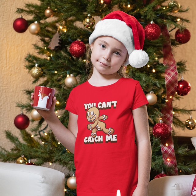 Engraçado Gingerpão Xmas T-Shirt (Criador carregado)
