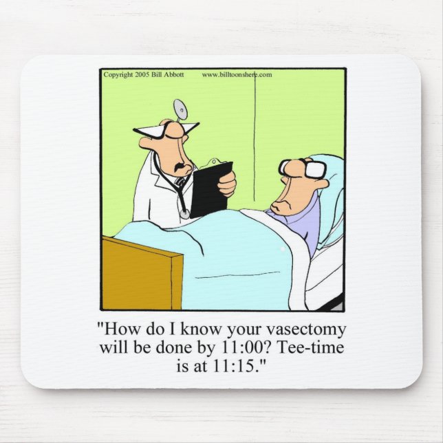 Engraçado Golf Humor Mousepad Gift (Frente)