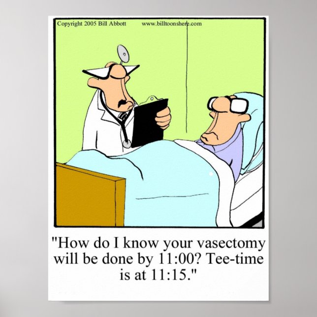 Engraçado Golf Humor Poster Gift (Frente)