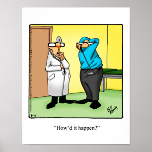 Engraçado Golf Humor Poster Gift