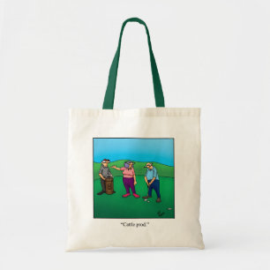 Engraçado Golfe Humor Bolsa de canvas "Espectickle