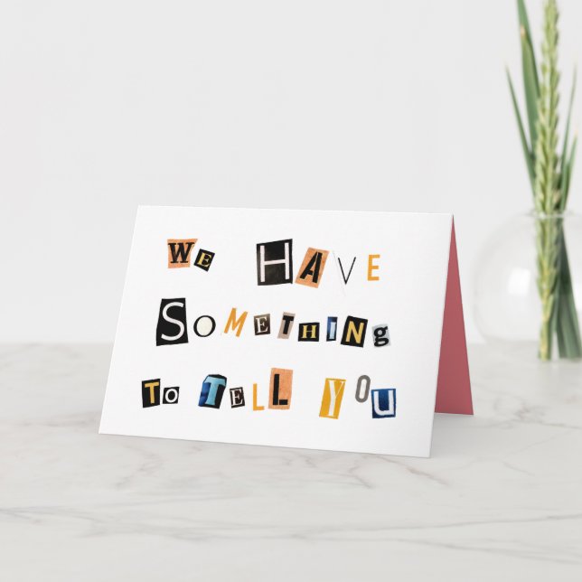 Engraçado Gravidez revela anúncio Avó (Frente)