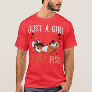 Engraçado Guiné Pig Lover Mulheres Camisetas