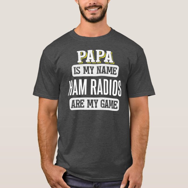 Engraçado Ham Radios Presente para Camisa Dia de o (Frente)