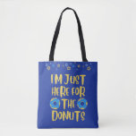 Engraçado Hannukah Rosquinha Tote Bag<br><div class="desc">Uma bolsa de depoimentos engraçada e ousada de Hannukah.</div>