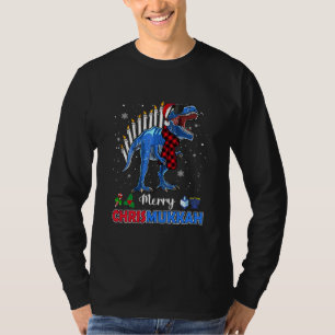 Engraçado Hanukkah Camisa Dinossauro Stegosaurus 