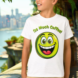 Engraçado Hyper Emoji Kids T-Shirt