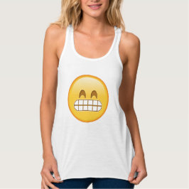 Engraçado, irritado e engraçado, emoji Tank Top